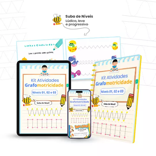 Kit Atividades de Grafomotricidade | Educação Infantil | PDF para Imprimir